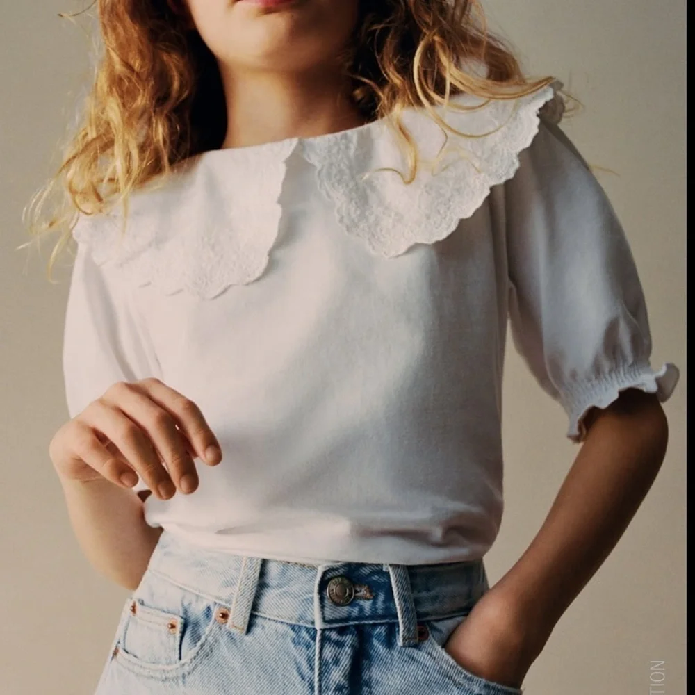 Zara T-Shirt with Collar
